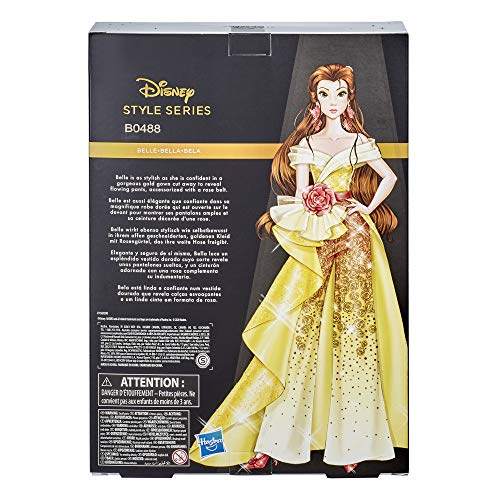 Disney Princess Prinzessin Style Serie 08 Belle, Moderno modepuppe con Accesorios, para Hombre de 6 años (Hasbro 0)