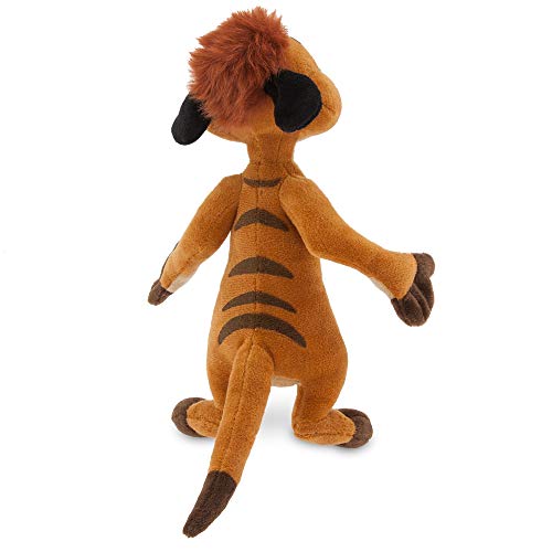 Disney Store: Peluche de Timón, El Rey león, 26 cm, Peluche en un Tejido Suave al Tacto con Detalles Bordados, Pose juguetona, Adecuado para Todas Las Edades