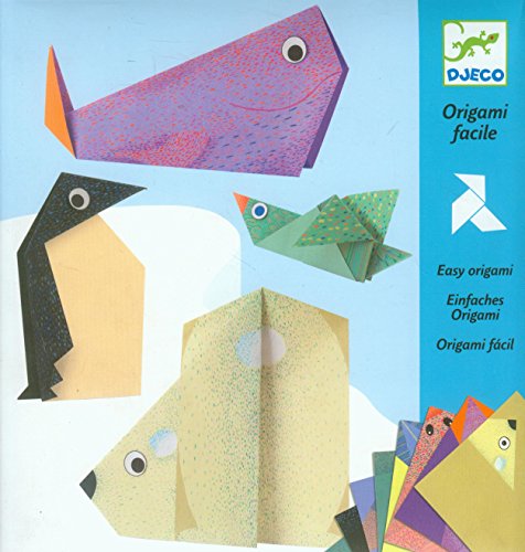 Djeco Animals O Juego de Origami Adecuado para Animales Polares, multicolor (DJ08777)