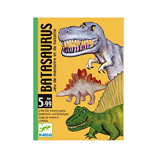 Djeco Batasaurus, Juego de Cartas, Multicolor (35136A) + Juego de Cartas Diamoniak, Multicolor (35117)