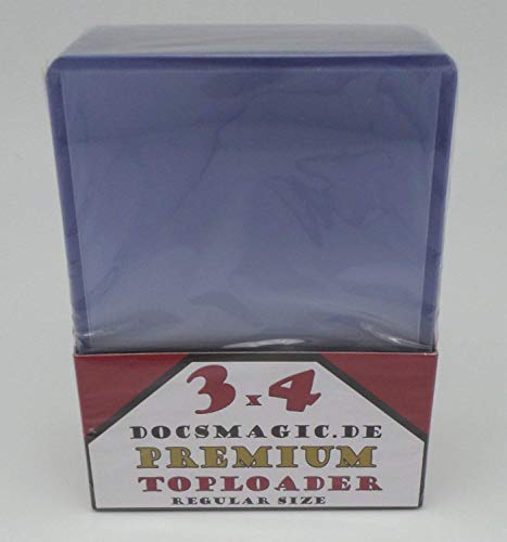 docsmagic.de 25 Premium Toploader - 3" x 4" - Standard Size - 70 x 96
