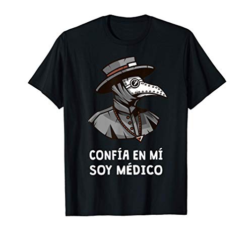 Doctor de la Plaga Peste Negra Mascara Disfraz Edad Media Camiseta