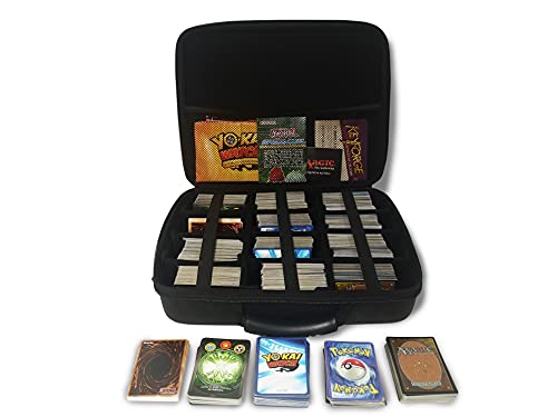 Doctor Frikistein Card Game Bag | Maleta para Llevar Juegos de Cartas | Capacidad hasta 2700 Cartas | 11 separadores, asa y Correo para Hombro | Protege y Organiza Tus mazos de Cartas