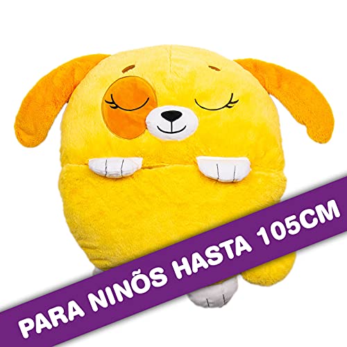Dormi Locos Peluches Pequeños-Perro Amarillo (137cm x 50cm), Color (Concentra 506071)