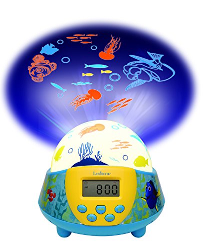 Dory NLJ140DO Nemo/Finding Luz de Noche con proyección de imagén, quitamiedos, Multicolor (lexibook