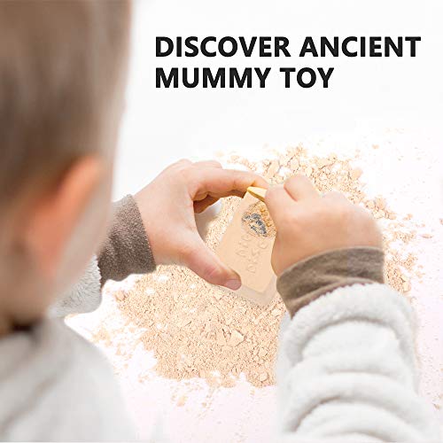 Dr. Daz Juego de excavación de Egipto para niños de Egipto, juguete para excavar, figuras de arqueología, regalo de científico a partir de 7, 8, 9 años, 6 unidades