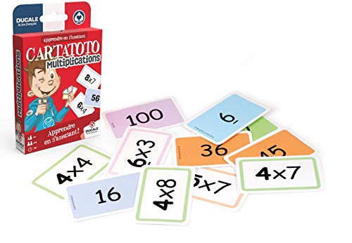 Ducale, le jeu français- Cartatoto Multiplications - Juego de Cartas educativas (Cartamundi France 10006519)