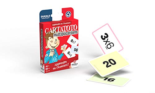 Ducale, le jeu français- Cartatoto Multiplications - Juego de Cartas educativas (Cartamundi France 10006519)