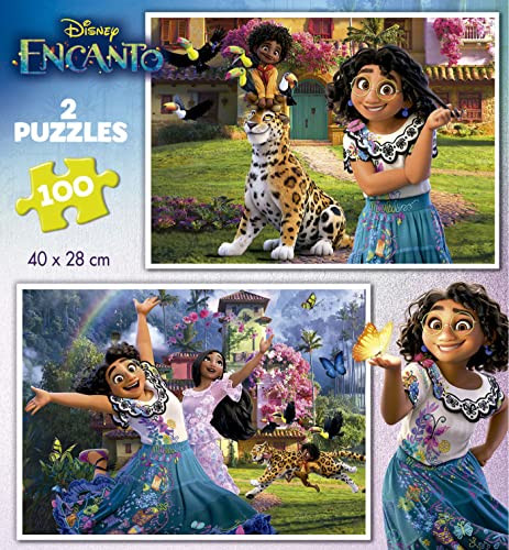 Educa Encanto Disney 2 Puzzles de Cartón con 100 Piezas Cada Uno
