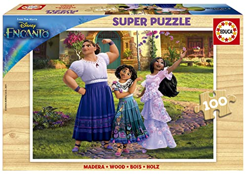 Educa Encanto Disney Puzzle de Madera con 100 Piezas