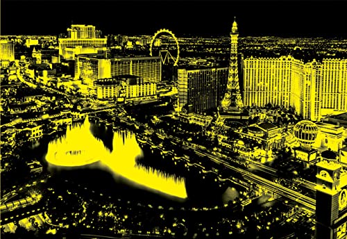 Educa -Las Vegas Neon Puzzle, 1000 Piezas, multicolor, 1.000 (16761)