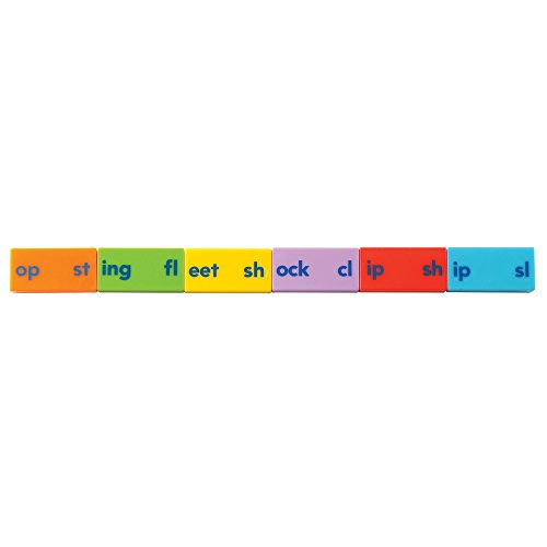Educational Insights- Fichas de dominó phonics con combinaciones de letras y dígrafos de Learning Resources, Color EI-2942)
