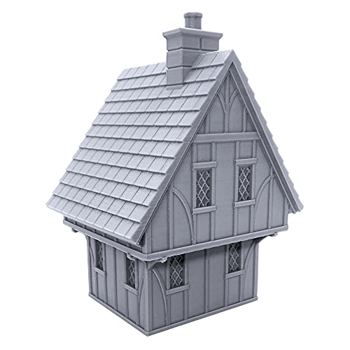 EnderToys Cottage Bundle, Terrain Scenery for Tabletop 28mm Miniatures Wargame, 3D Printed and Paintable