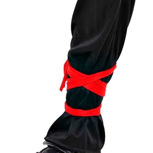 EOZY-Disfraz de Ninja para Niño Disfraz Ninjago Negro Disfraz de Fiesta de Halloween y Carnaval Disfraz de Cosplay (S, negro)