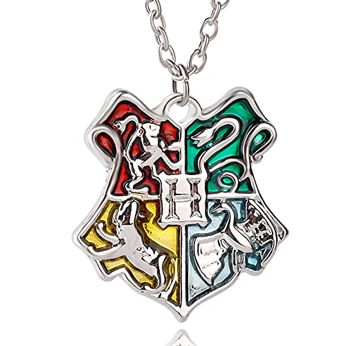 Escuela De Hogwarts De Magia Y Hechicería Gryffindor House Star Badge Collar
