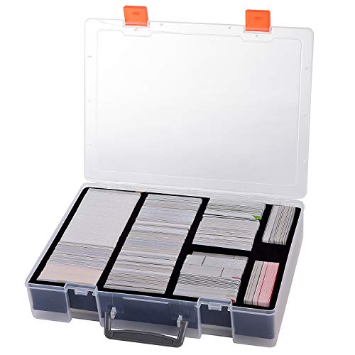 Estuche para tarjetas de 2200 + – C.A.H/MTG Deck Box Organizador de almacenamiento compatible con tarjetas contra la humanidad/Magic The Gathering/Yugioh/PM Trading Board Game Cards