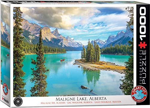 EuroGraphics-Maligne Lake Alberta Rompecabezas, multicolor, 1000 (5430) , color/modelo surtido
