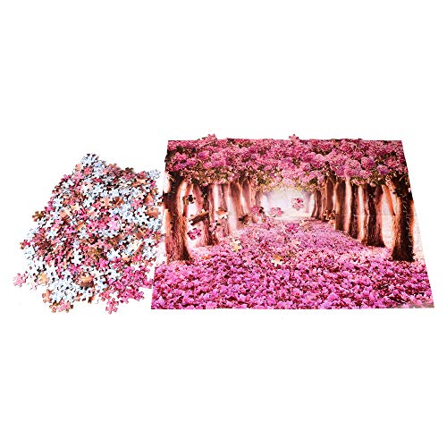 ewtshop® Puzle de flores de cerezo, 500 piezas, 38 x 52 cm, diseño de flores