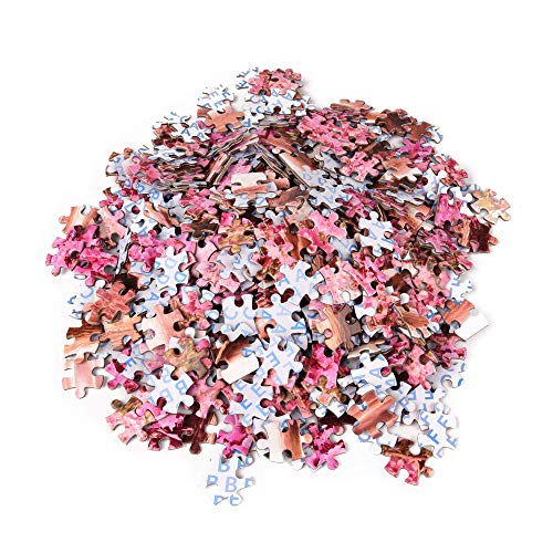 ewtshop® Puzle de flores de cerezo, 500 piezas, 38 x 52 cm, diseño de flores