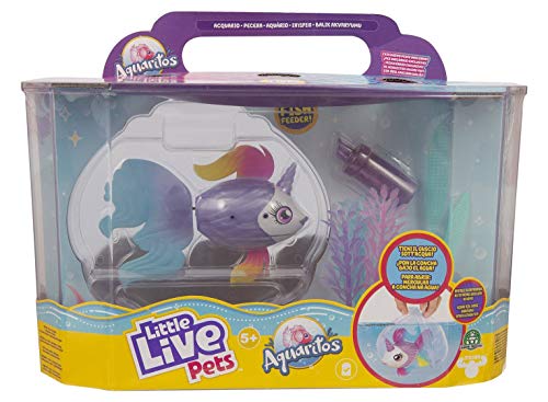Famosa Little Live Pets - Pecera de Aquaritos - Pecera con Accesorios y un pez Exclusivo LP100010