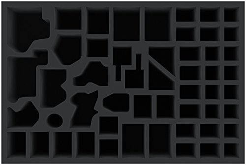 Feldherr ATEZ060BO 60 mm (2.36 Inches) Foam Tray with 52 compartments for The Warhammer Quest - Silver Tower Board Game Box