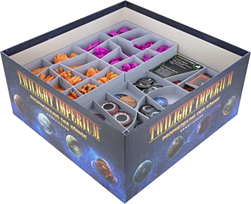 Feldherr Organizer Compatible con Twilight Imperium 4ª Edición: Profecía de los Reyes - Caja del Juego de Mesa