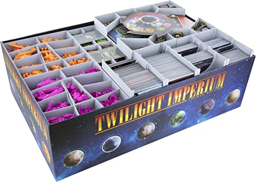 Feldherr Organizer Compatible con Twilight Imperium 4ª Edición + Profecía de Reyes - Caja del Juego Principal