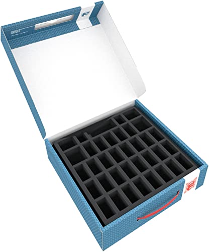 Feldherr Storage Box LBBG075 para 72 miniaturas con Bases de 25 mm