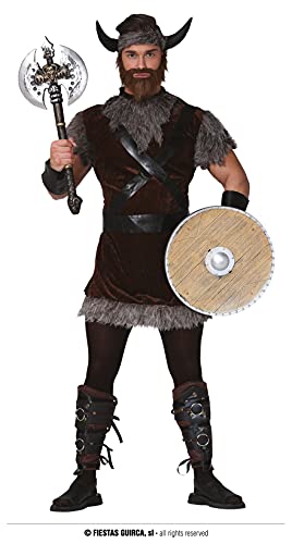 FIESTAS GUIRCA Disfraz de Vikingo Hombre Adulto Talla M 48-50