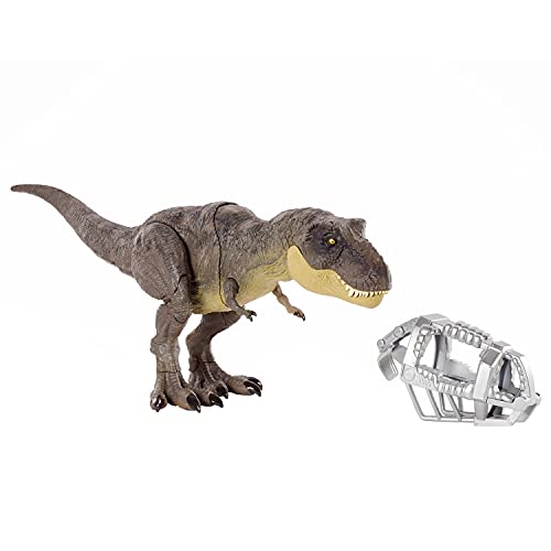Figura ARTICULADA Dinosaurio Jurassic World T-Rex Pisa Y ATACA con Sonidos