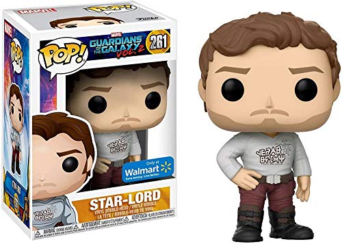 Figura Pop! Marvel Guardians of The Galaxy 2 Star-Lord with Gear Shift Shirt Exclusive