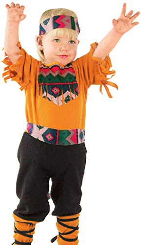 FIORI PAOLO – indianina Disfraz niño Niño 3-4 Anni Multicolor