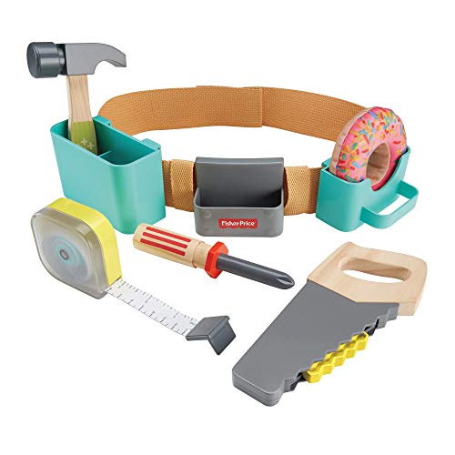 Fisher-Price DIY Caja de herramientas, juguetes construcción niños +3 años (Mattel GGT60)