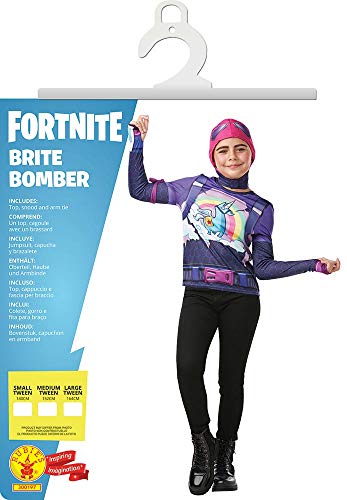 Fortnite - Disfraz Brite Bomber para niño, camiseta, 13-14 años (Rubies 300197-TE)