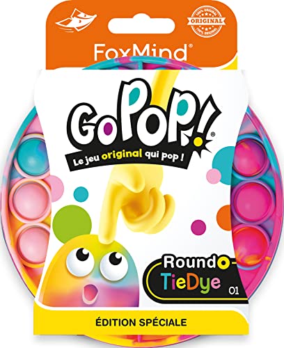 Fox Mind-Go Pop Roundo Colores Mixtos – Tie Dye, (FOXGPROUNDOENGYELLOW)