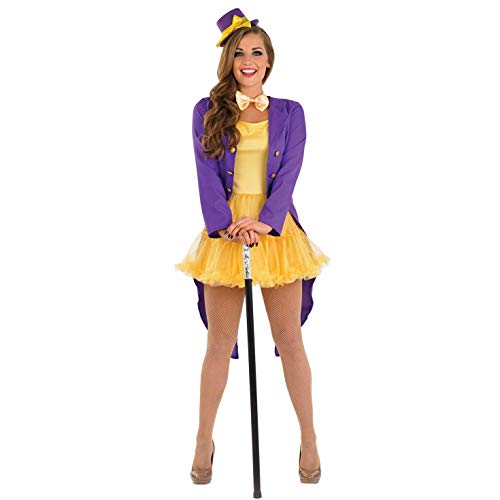 Fun Shack Disfraz de la Propietaria de la Fábrica de Chocolate Mujer, Disfraz Mujer Carnaval Disponible en Talla XL