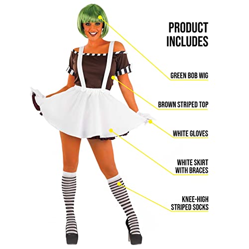 Fun Shack Trabajador de la Fábrica Mujer, Disfraz Halloween Mujer Disponible en Talla M