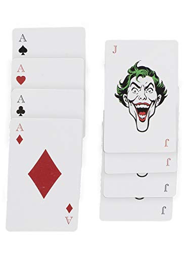 Funidelia | Baraja de Cartas Joker - Batman Oficial para Hombre y Mujer ▶ Superhéroes, DC Comics, Villanos - Color: Multicolor, Accesorio para Disfraz - Licencia: 100% Oficial