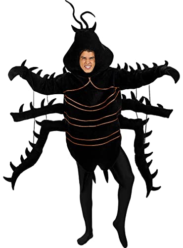 Funidelia | Disfraz de cucaracha para hombre ▶ Animales, Terror - Disfraz para adultos y divertidos accesorios para Fiestas, Carnaval y Halloween - Talla M-L - Negro