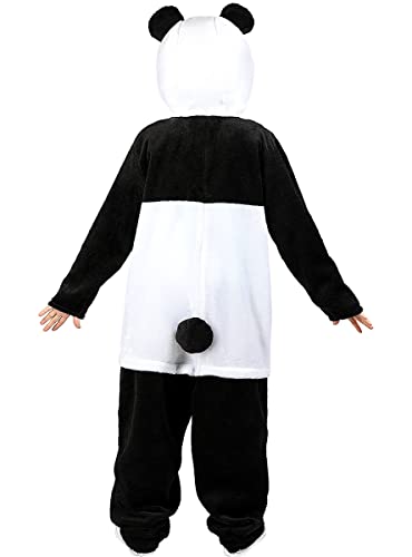 Funidelia | Disfraz de Oso Panda para hombre ▶ Animales, Oso - Disfraz para adultos y divertidos accesorios para Fiestas, Carnaval y Halloween - Talla M-L - Blanco
