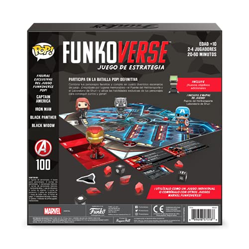 Funko Funkoverse: Marvel 100 Base Pack de 4, SPN