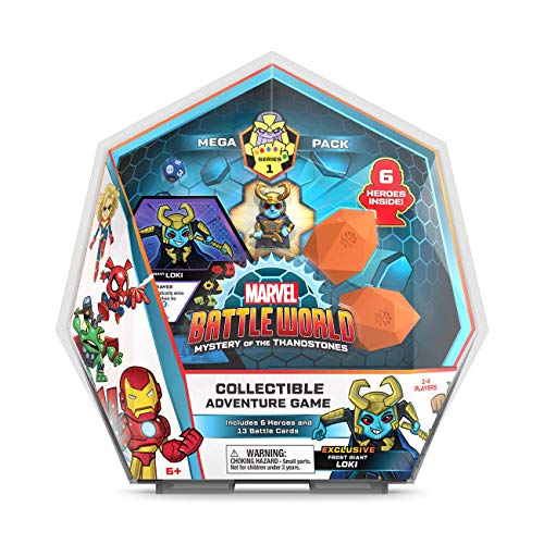 Funko- Marvel Battleworld: Serie 1 Mega Pack-Loki (Frost Giant), Multicolor (54904)
