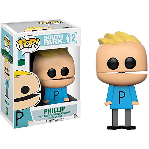 Funko Phillip: South Park x POP! Vinyl Figure & 1 PET Plastic Graphical Protector Bundle [#012 / 13276 - B]