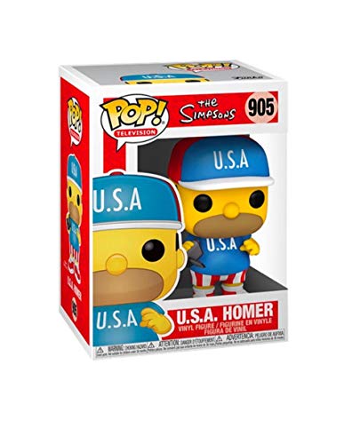 Funko- Pop Animation The Simpsons USA Homer Juguete coleccionable, Multicolor (52962)