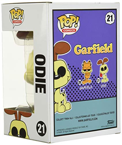 Funko - Pop Figura de Vinilo: Comics: Garfield - Odie, Multicolor, Estándar