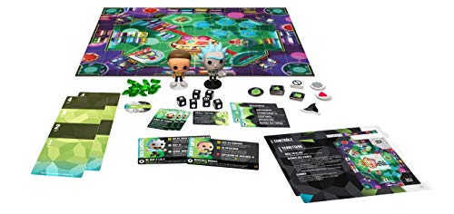 Funko- Pop Funkoverse: Rick and Morty Interdimensional Conflict Board Game, 43484, Multicolor