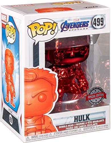 Funko Pop! Marvel: Avengers Endgame - Hulk Red Chrome Bobble-Head