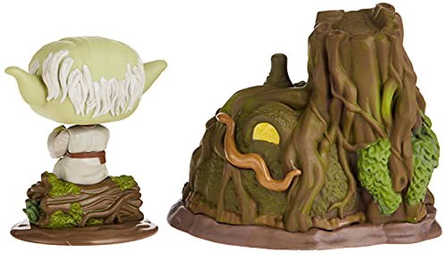 Funko - Pop! Town: Star Wars - Yoda's Hut Figura Coleccionable, Multicolor (46765)