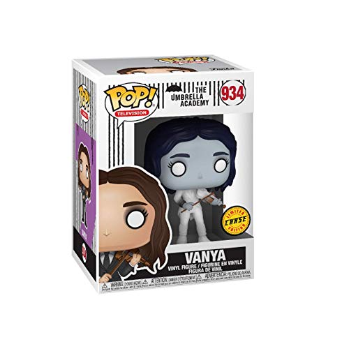 Funko Pop TV: Umbrella Academy-Vanya Hargreeves. Chase!! This Pop! Figure Comes with a 1 in 6 Chance of Receiving The Special Addition Alternative Rare Chase Version