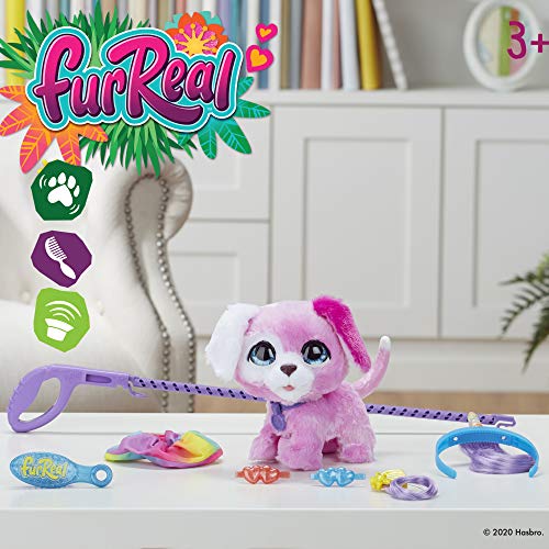 furReal Glamalots - Mascota de Juguete interactiva - 7 Accesorios - para niños y niñas de 4 años en adelante